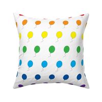 Bright rainbow balloons (large)