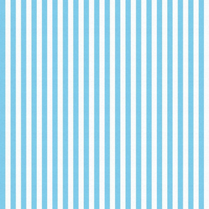 Soft Blue & White Stripes w/ Linen Effect (Mini Scale)