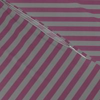 Retro Pink & Gray Stripes w/ Texture Effect (Mini Scale)