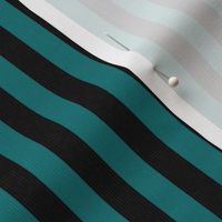 Teal & Black Stripes w/ Texture Effect (Mini Scale)