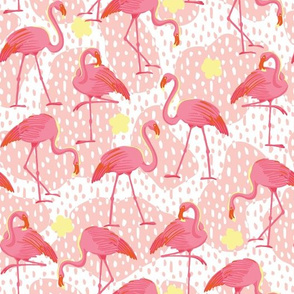 Pink Flamingoes