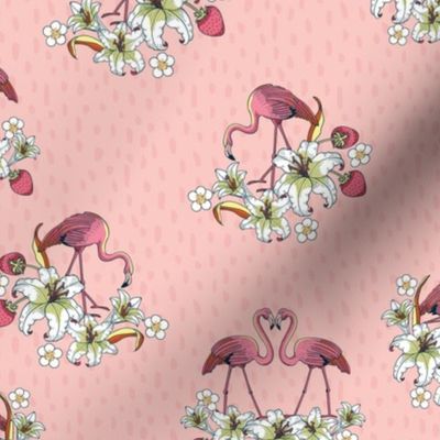 Flamingoes Love