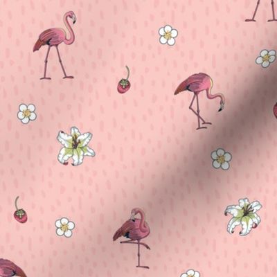 Ditsy Flamingo