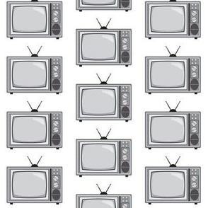 black and white television sets