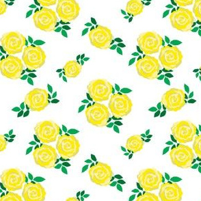 Yellow roses on white (small)