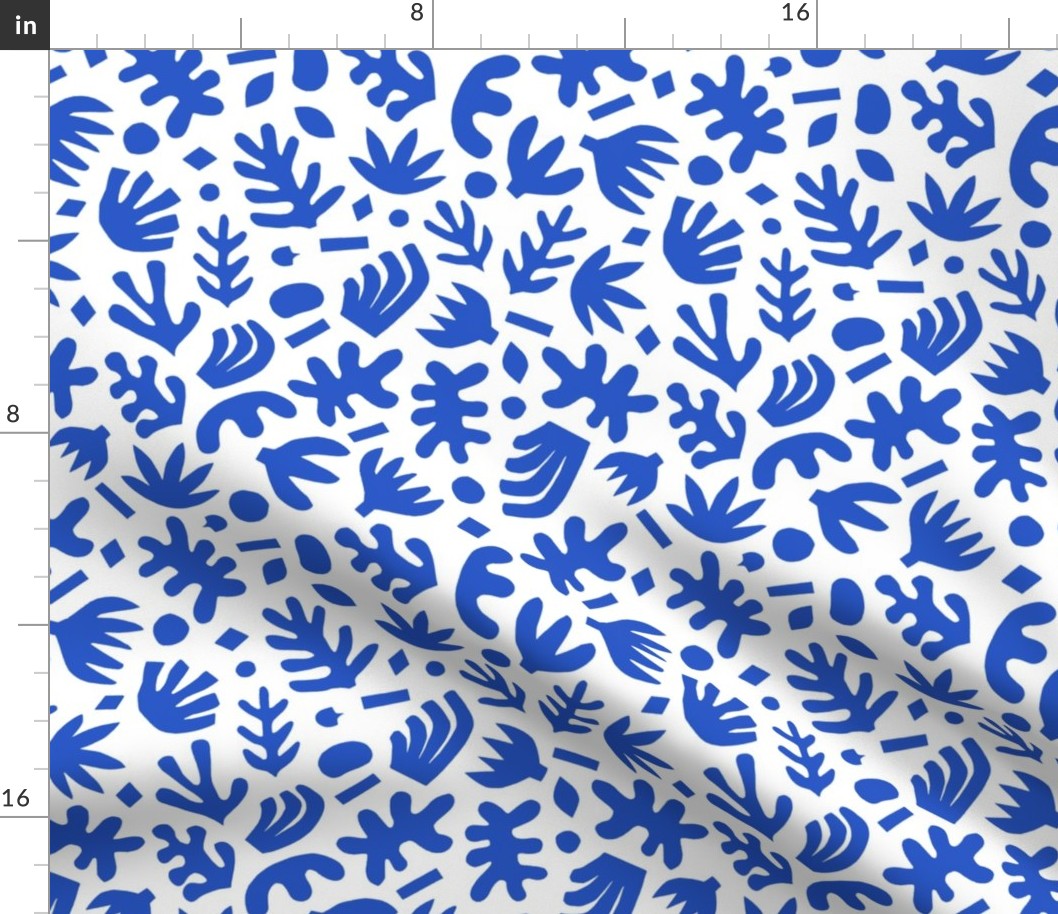Matisse Paper Cuts // Royal Blue