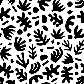 Matisse Paper Cuts // Black on White