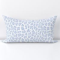 Soft sky blue leopard blue cheetah