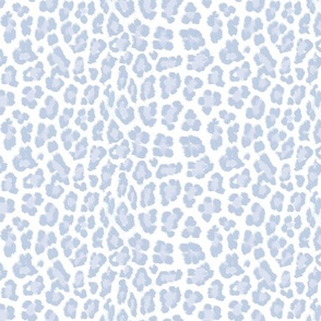 Blue Cheetah Fabric, Wallpaper and Home Decor | Spoonflower