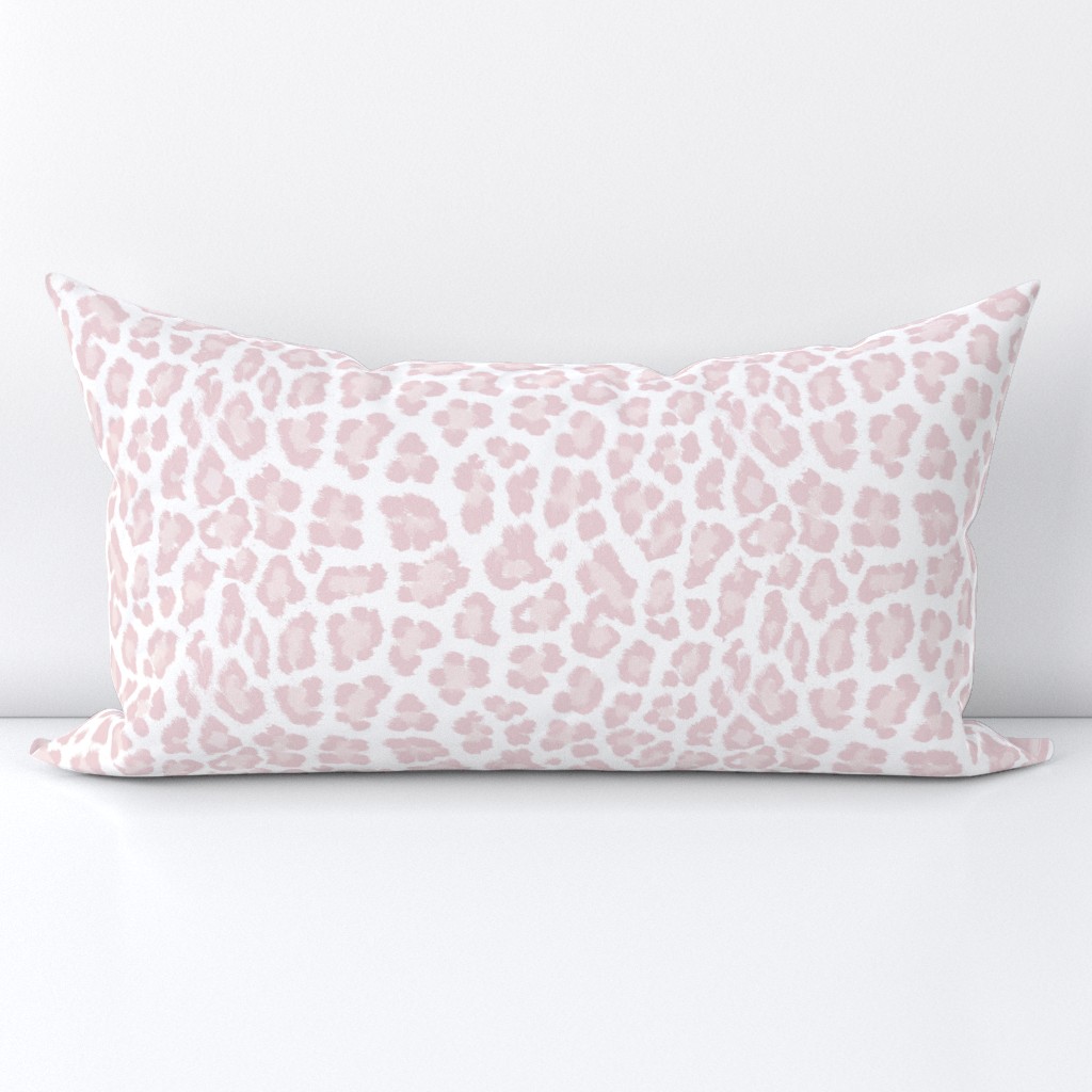 Ballet pink leopard cheetah light pink