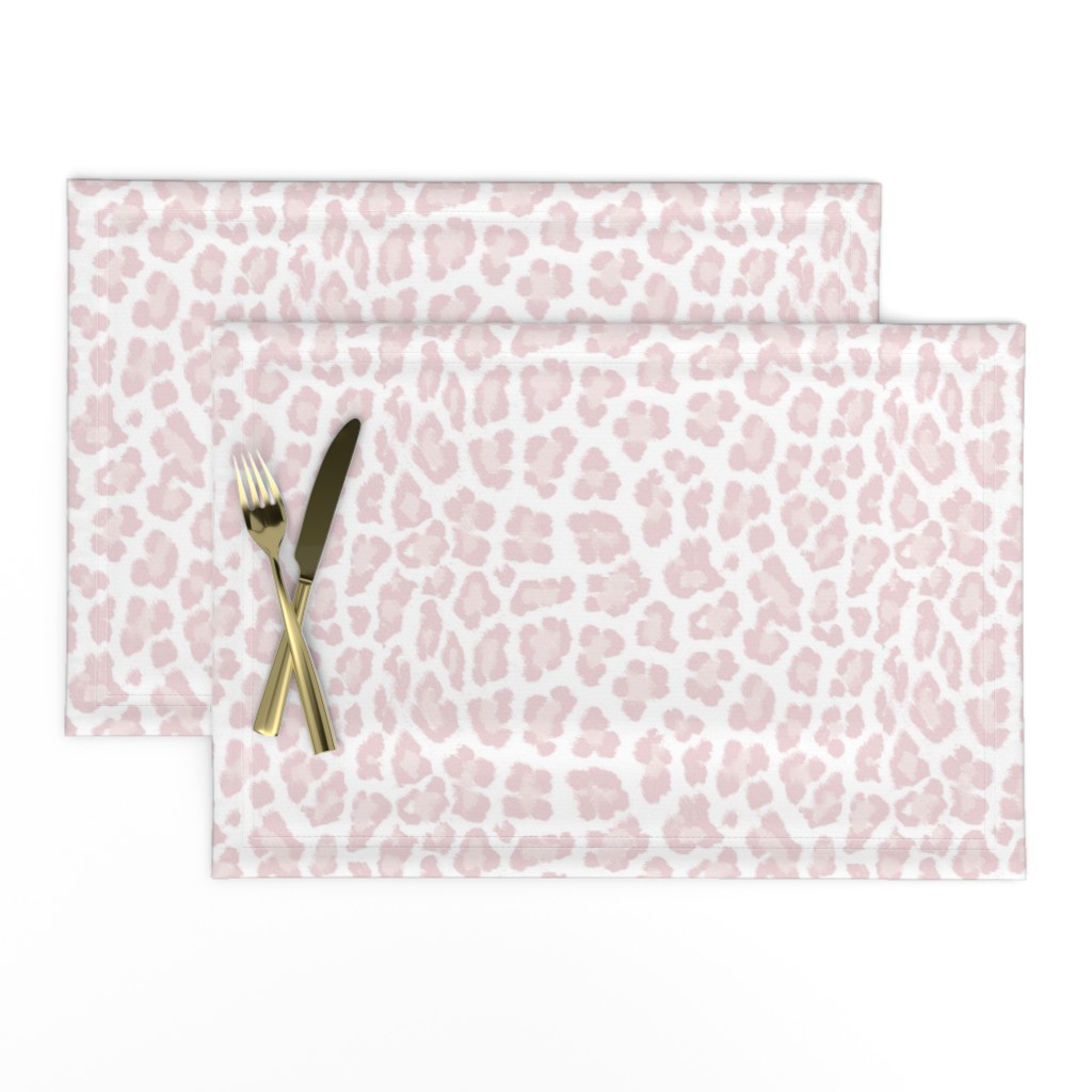 Ballet pink leopard cheetah light pink