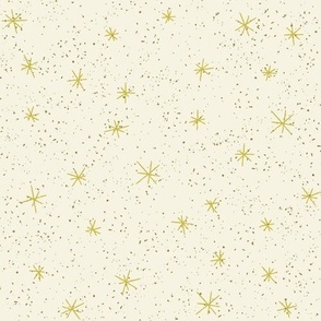 Atomic Twinkle - Gold on Cream