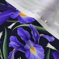 Iris blue & Bluebells