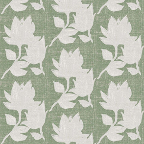 Sage Green White