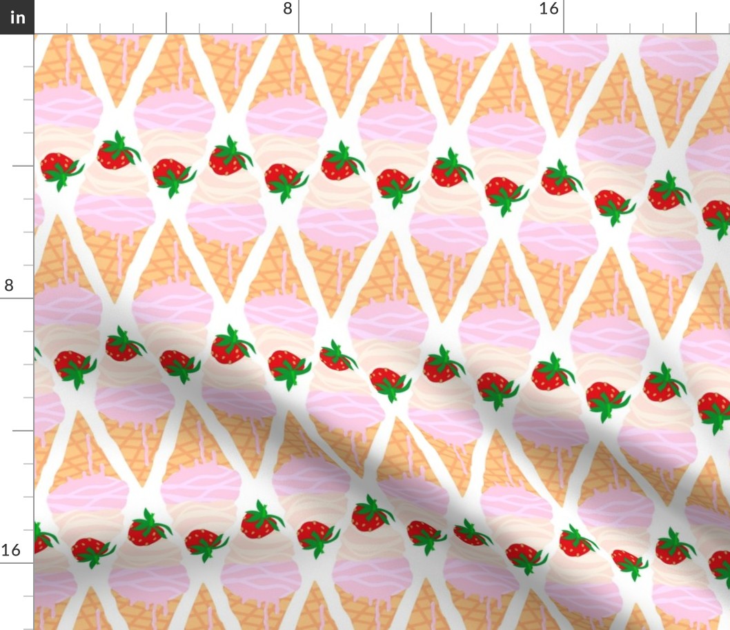 strawberry cone Ice creams utm