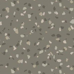 Terrazzo // Dark Olive Green