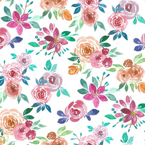 Watercolour Floral - Vintage