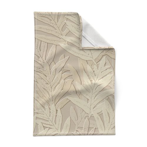 Jumbo Jungle Leaves relief-putty