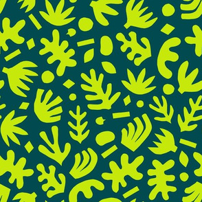 Matisse Paper Cuts // Lime Leaves