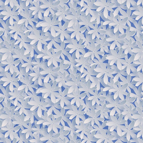 papercut meadow in light blue by rysunki_malunki