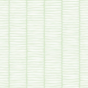 white cut stripes on light green | small scale