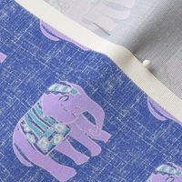 Elephant Walk Navy Lilac