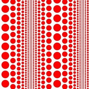 Kusama Inspired Polka Dots Red