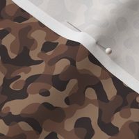 ★ GROOVY CAMO ★ Chocolate Brown - Tiny Scale / Collection : Disruptive Patterns – Camouflage Prints