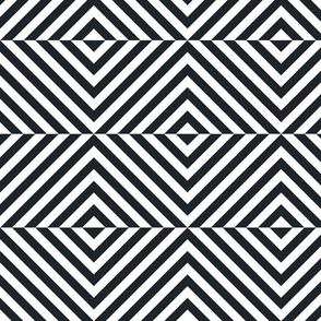 Black and white diagonals