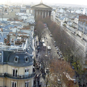 Rue Tronchet leading up to Place de la Madeleine, Paris