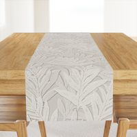 Jumbo Jungle Leaves Relief-navajo white