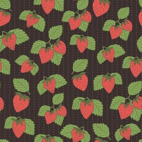 strawberries black