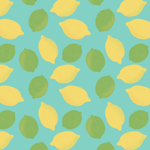 lemon, lime, citrus, summer (medium size)