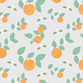 orange, tree, flower, floral, fruit, spring, orange love (medium size)