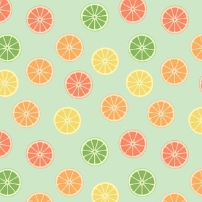 citrus, slice, lemon, lime, orange, grapefruit, summer, squeeze the day (medium size)