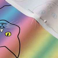 Peek-a-Boo Pussycats Carnival #1 - Rainbow, medium