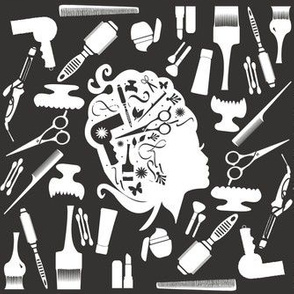 3D Barbershop Hair Salon Haircut Shave Men Board Wall Mural Wallpaper SF060  | Jessartdecoration