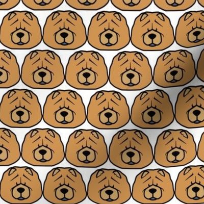 Squishy Chow Chow faces - Chow breed - Spoonflower