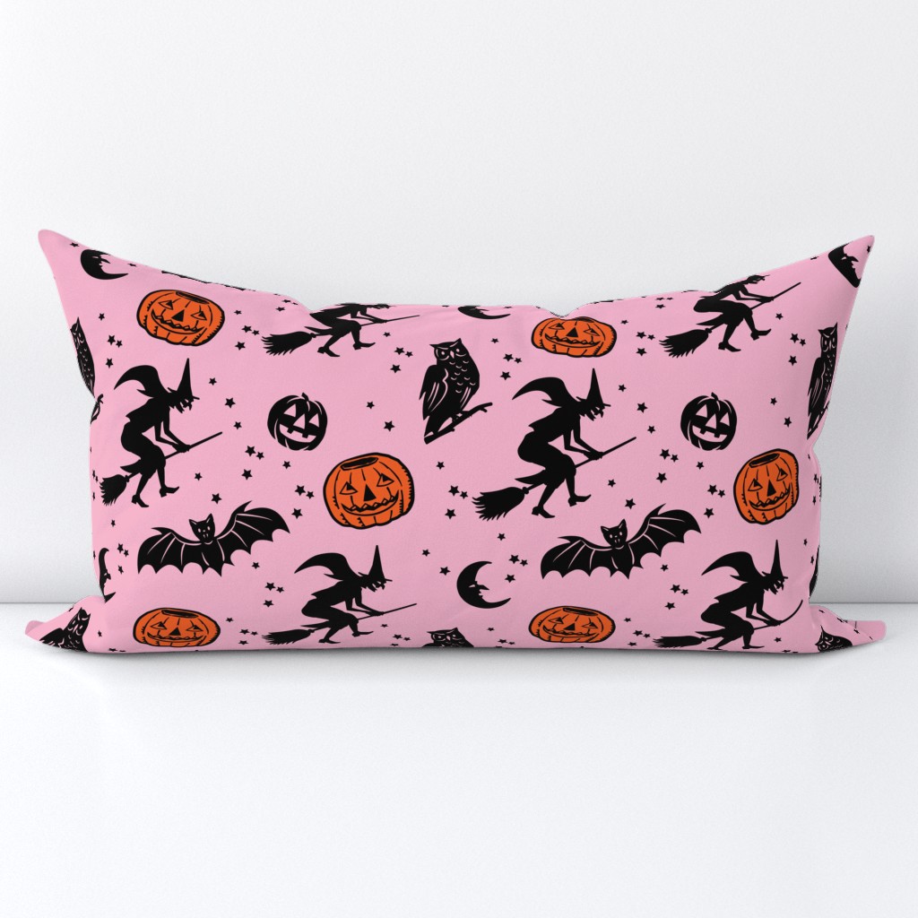 Bats and Jacks ~ Pink and Orange 3