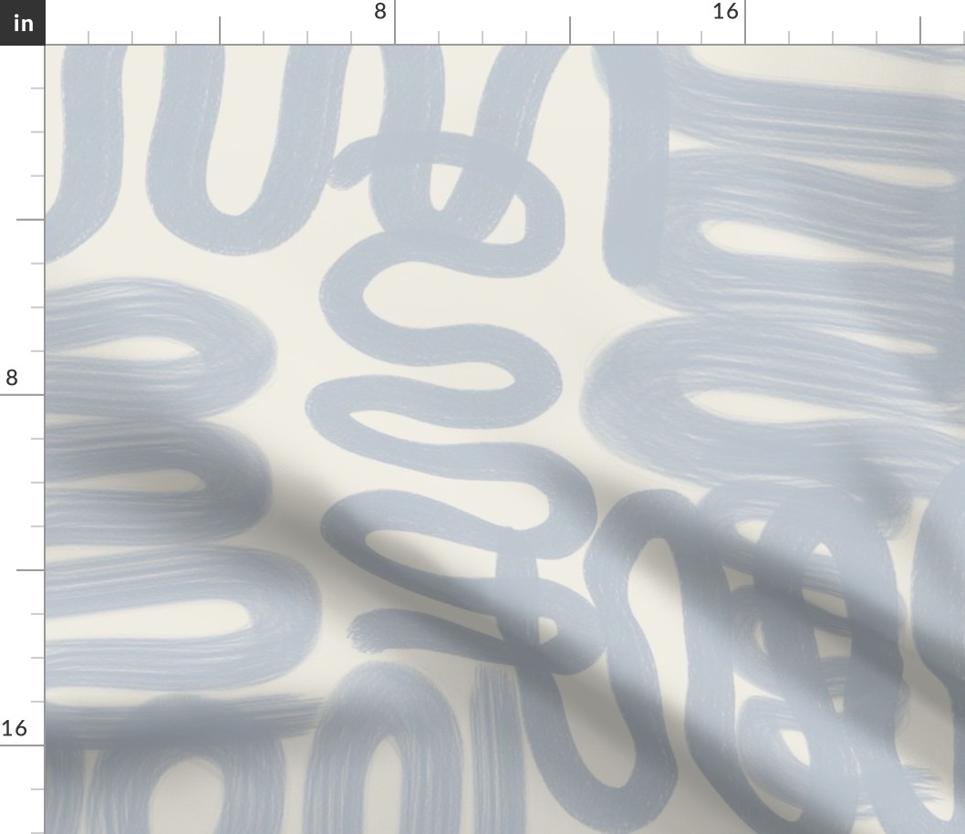 squiggle soft blue AND CREAM