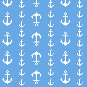 Anchors Aweigh Bright Blue