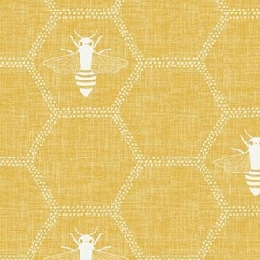 Large scale - boho beehive  - goldenrod 