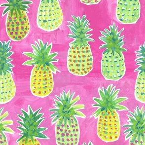 Pink Pineapple Party, Large scale