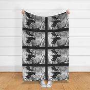 stags in the forest - tea towel