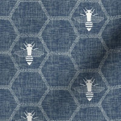 Boho beehive- navy