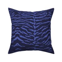 Blue Tiger Print