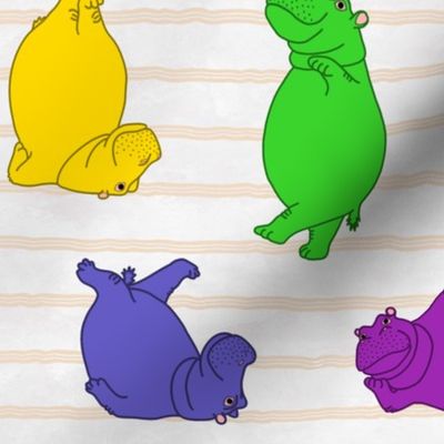 Hippo Workout 'bright rainbow'