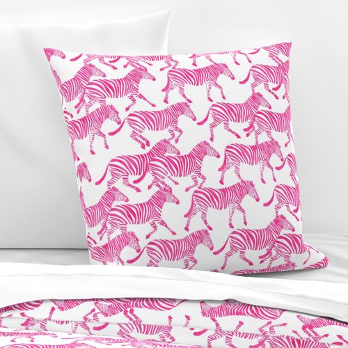 zebras in fuchsia -  LAD20