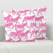 zebras in fuchsia -  LAD20