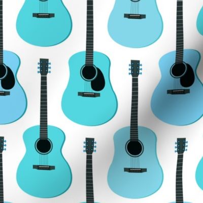Blue Acoustic Guitars 